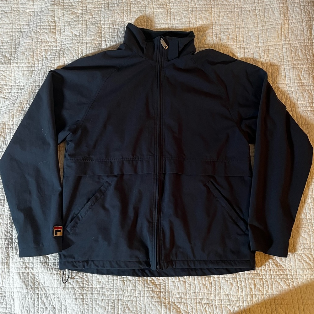 Men's Blue Fila windbreaker Jacket
